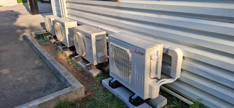 installation de climatisation industrielle climatisation pour le Magasin KIA et JEFCO