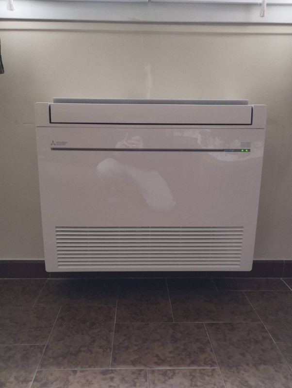 Installation d’une climatisation console MITSUBISHI dans maison à TRETS