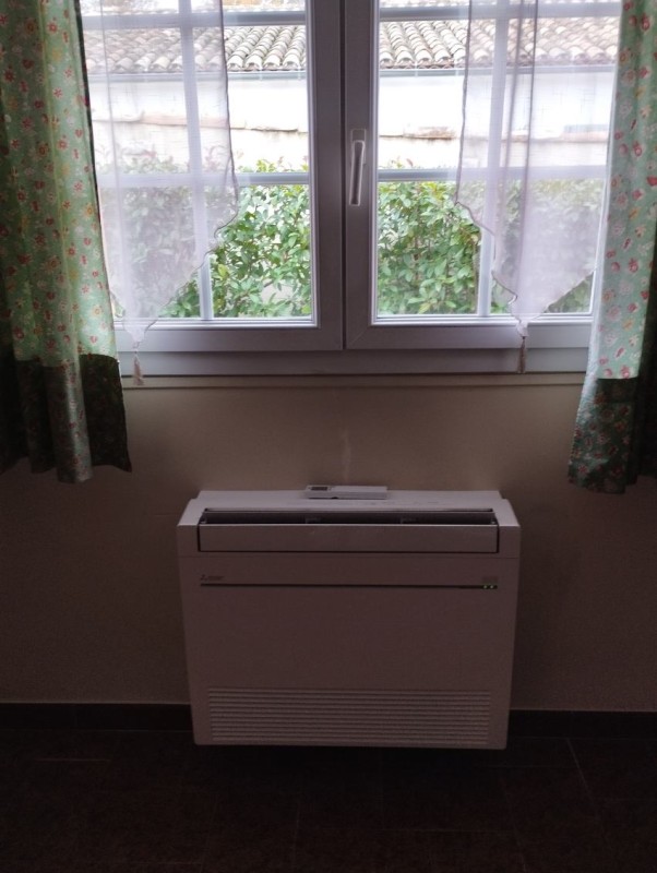 Installation d’une climatisation console MITSUBISHI dans maison à TRETS